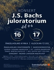 Oratoriekören 2023 Bach juloratorium